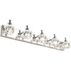 PRESDE Modern Bathroom Vanity Light Fixtures Over Mirror 5 Lights