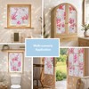 Rainbow Window Privacy Film, Stained Glass Cling, 17.5" x 78.7"