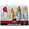 DAM Topwater Popper Pack Inc. Box, Hard Lures, Topwater Popper