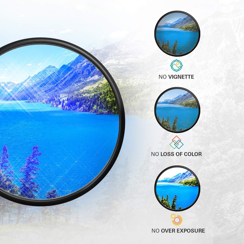 Polaroid Optics 3 Piece Special Effect Filter Kit Includes Soft