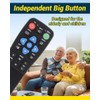 Universal Big Button Remote for Seniors - Easy Use TV