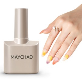 MAYCHAO Blooming Gel Nail Polish, 15ml Clear UV Led Blooming Gel Polish Spreading Effects Soak off Diy Nail Art Design Manicure Gift for Women
