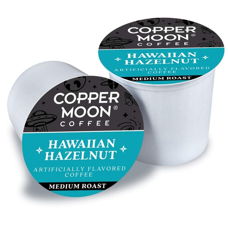 Copper Moon Hawaiian Hazelnut Coffee Pods for Keurig K-Cup Brewers,