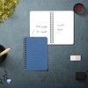 Clairefontaine 785964C Collection Age Bag Blue Spiral Notebook - 9x14
