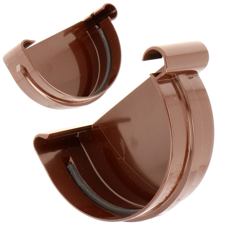Gutter End Piece Plug Left Gutter End Piece Semicircular Plastic