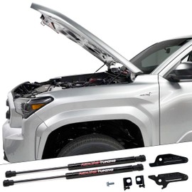 Redline Tuning 21-27022-02 Hood QuickLIFT Plus System Compatible with (Toyota Tacoma 2024+) & (4Runner 2025+) No Drilling Required - All Black Components
