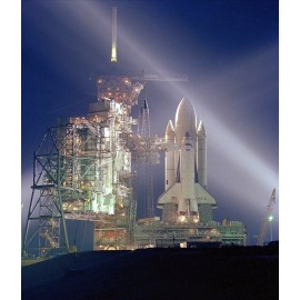 SPACE SHUTTLE ATLANTIS Waiting for the First Launch 8.5x11 PHOTO Lustre