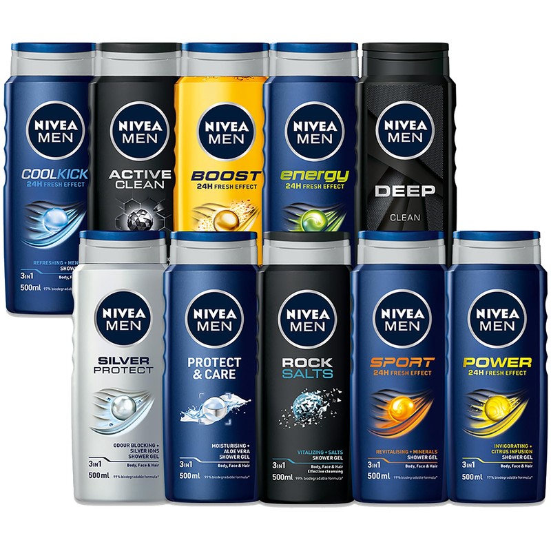 Nivea Men Sport Shower Gel, 500 ml