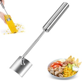 Proxima Direct 1 Pack Corn Peeler Stainless Steel Corn Peeler for Corn On The Cob Corn on The Cob Remover, Fast and Safe, for Home Kitchens, Restaurants, Outdoor Dining