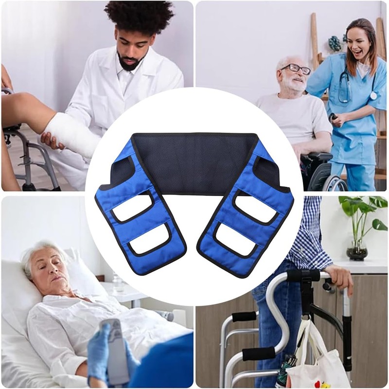 Padded Transfer Belt – Mobility Standing Assist Sling for Seniors,