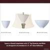 Royal Designs True Bell Basic Lamp Shade, Beige, 4" x