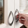 JIASENBAO 10 Pack Brushed Nickel Cabinet Pulls 3 Inch Arch