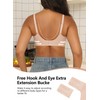 Xcutting Women Everyday Wireless Bra for Women No Underwire–Smoothing, Wirefree,