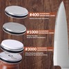 Rolling Knife Sharpener Kit, Kitchen Knife Sharpener with Replaceable Discs