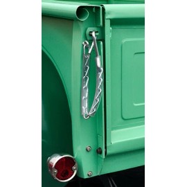 Counterpart 47-87 Chevy Truck Stepside Clear Tailgate Chain Covers 67-72 60-66