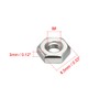sourcing map Hex Nuts, 8#-32 Coarse Thread Hexagon Nut, Stainless