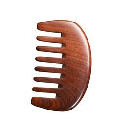 PACKOVE Portable Wooden Comb for Massage Durable Wide Tooth Care Tool Natural Sandalwood Design for Relaxation and Travel Friendly Accessory