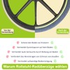 Wheelchair Wheel Covers (Pack of 2) - Dustproof & Low