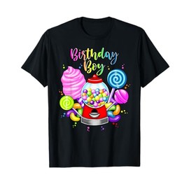 Candy Machine Birthday Boy Candyland Party Sweet Matching T-Shirt