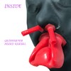 Hipipro Latex Adult Fake Face Mask, Full Mask with Gag