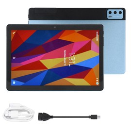 10.1in Tablet 2.4G 5G Type C Rechargeable 8GB RAM 256GB ROM 1920x1200 5MP 13MP Octa Core 5800mAh Blue Tablet for Android11