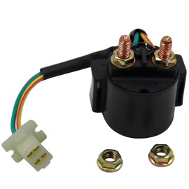 GLENPARTS Starter Solenoid Relay Replacement for Yamaha Timberwolf 250 YFB250 1992 1993 1994 1995 1996 1997 1998 1999 2000 SRX250 SR185 XC200 1987 1988 XV535 1987-2000