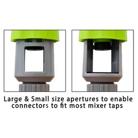 Pack of 2 x Kitchen Tap Hose Connector - Mixer Tap Hose Connector - Provides a Secure Connection to Your Watering System - Tap Connector for Hose Pipes.
