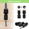 2 Pcs Magnetic Pivot Drill Bit Holder, 1/4 "Multi Angle
