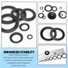 Glarks 160pcs M3/4/5/6/8/10/12/14/16 Double Side Lock Washer, 65Mn Steel Vibration