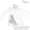 Parcelona French Small Rain Drop 2 3/4 Inches Celluloid Claw
