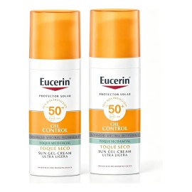2pc Eucerin Control Toque Seco Protector Solar Fps50+ 50ml