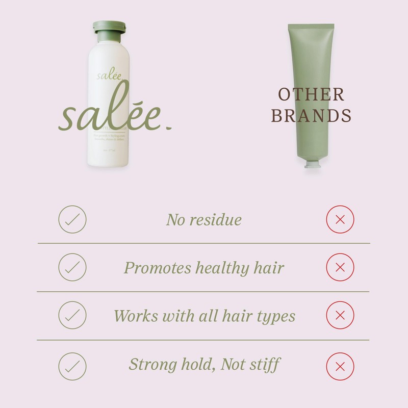 Salée- Styling Hair Cream Slickback Gel | Slick Back Hair