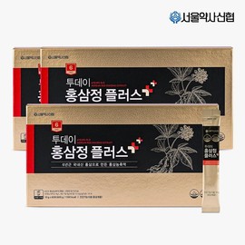 서울약사신협 6년근 투데이 홍삼정 플러스 60포 3세트 Seoul Pharmacists Cooperative 6-Year-Old Today Red Ginseng Extract Plus 60 Packs 3 Sets