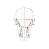 Midimttop Motorcycle Windshield Windscreen Shield Screen with Mounting bracket Wind