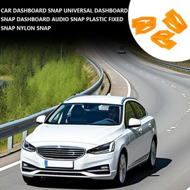 Adunsiaoto 50 Pieces Automotive New Plastic Fixing Clips Multifunctional, Plastic Fasteners Car Trim Instrument Panel Dashboard, Universal Dashboard Console Instrument Retainer Clip Trim Rivet