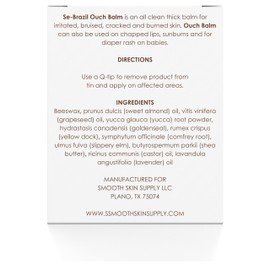 Se-Brázil Ouch Balm, All-Natural All Purpose Balm for Eczema Prone, Irritated, Cracked & Burned Skin, Safe for Face & Body Use After Shaving or Waxing, 0.5 oz
