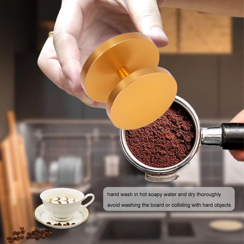 Double Head Coffee Powder Tamper Non Corrosive Aluminum Dual Sided
