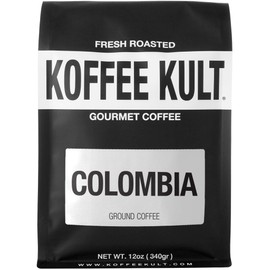 Koffee Kult Colombian Huila Fresh Coffee Beans - Whole Bean Coffee - Fresh Roasted (Ground, 32oz)