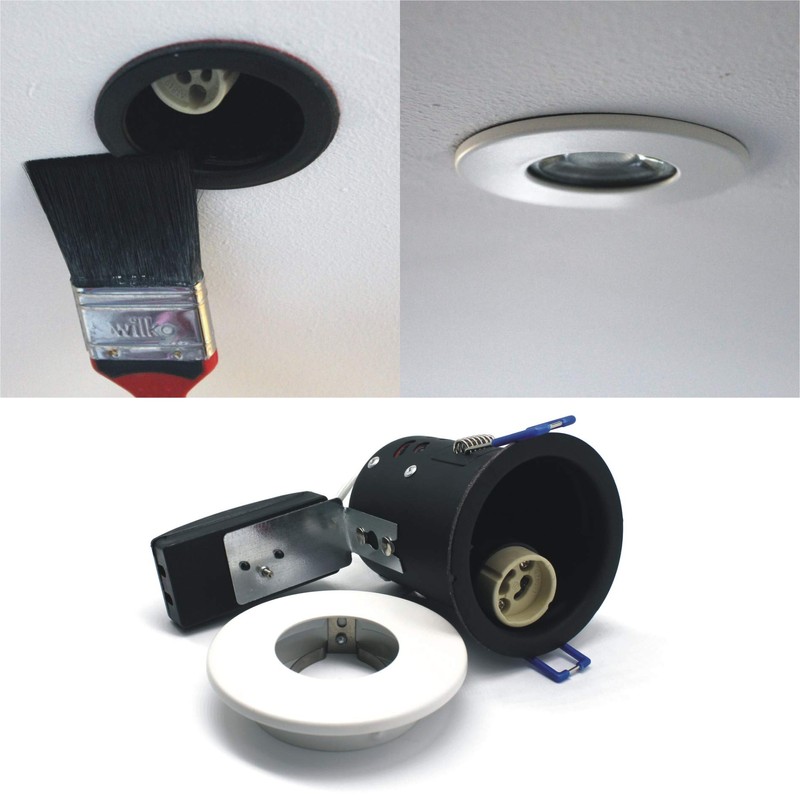 sanlumia 2 X LED Fire Rated Downlight Can GU10 Recessed