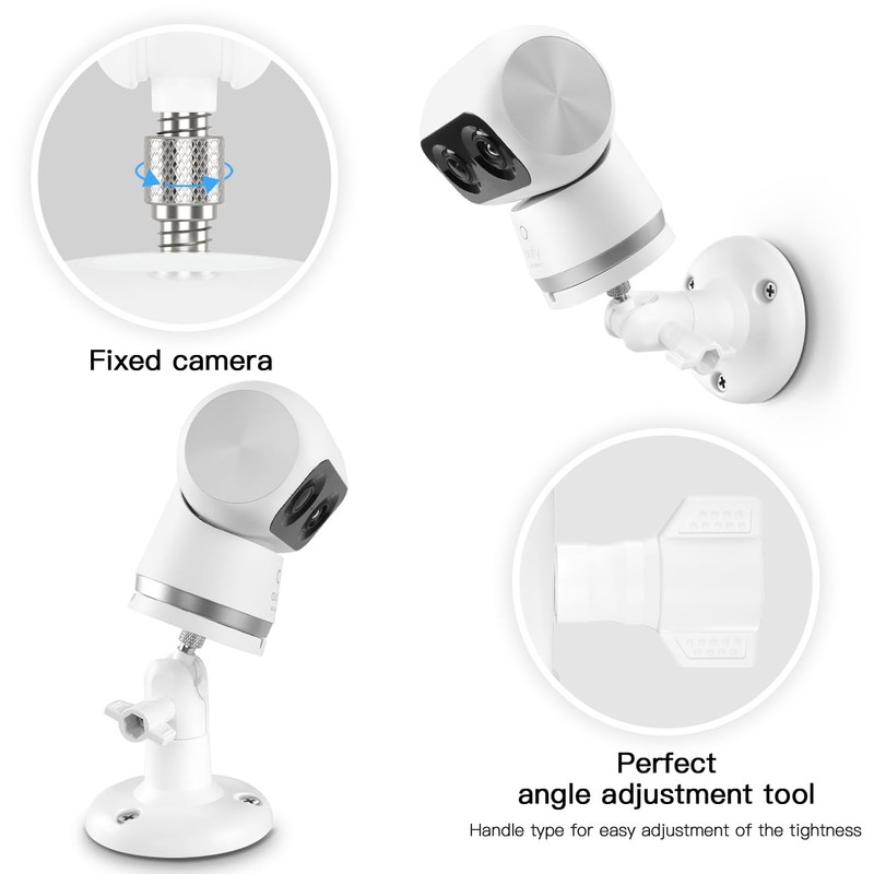 Bracket for eufy Security Indoor Cam S350, 360° Flexible Wall