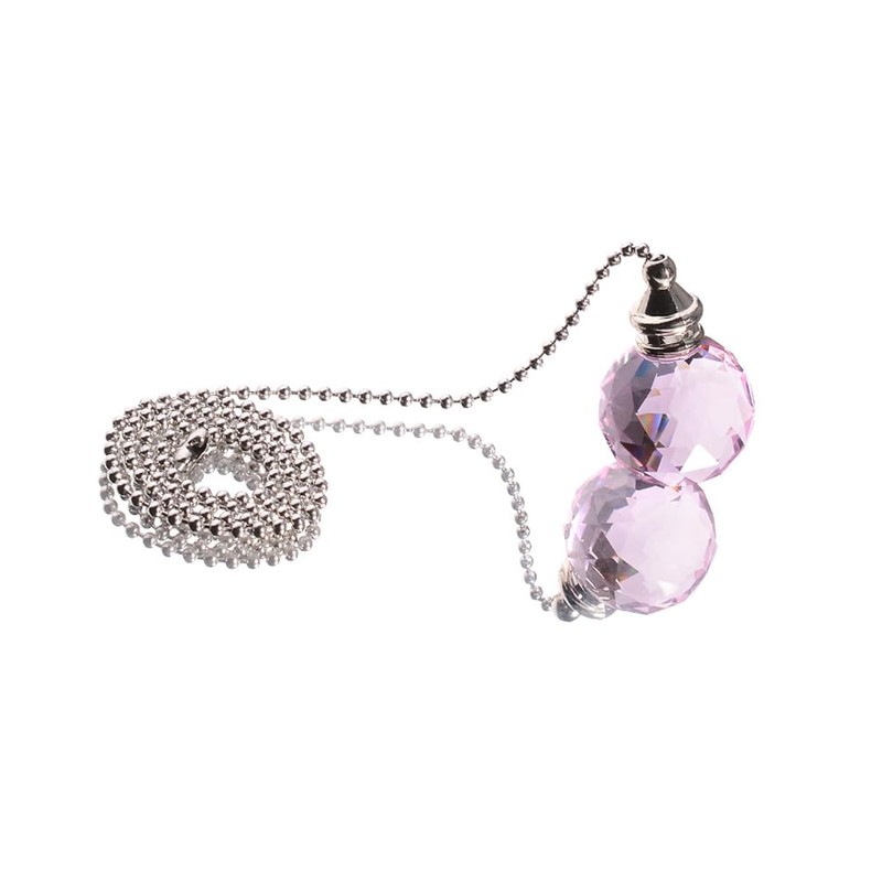 4PCS Ceiling Fan Pull Chain, Bedroom Lamp Crystal Pull Cord,