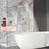 Heyalan Shower Faucet Set with Tub Spout, Bathtub and Shower