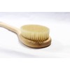 Body Brush, Long Handle 14 inches, Hog Hair, Japanese Hinoki