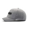 Short Brim Stretch Fitted Baseball Caps Men's Embroidery Structured Mesh