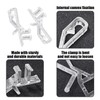 TYFGRT Pack of 40 Curtain Panel Clips and 1 x