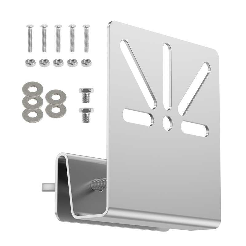 Gutter Mount Stainless Steel Bracket Holder Solar Security Camera Mount