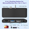 USB Hub Docking Station For Surface Go 4/Surface Go 3/Surface