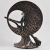 Fiesta Studios Witch with Celtic Moon, Bronze Ornament. H17cm