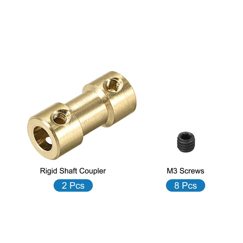 Rebower Rigid Coupling Copper Shaft Coupling Plug Motor Accessories [for