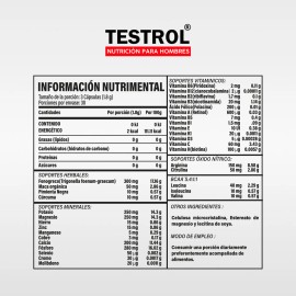 Testrol Multi Mens Platinum | 24 Vitaminas Esenciales para el Bienestar Masculino | 90 Cápsulas